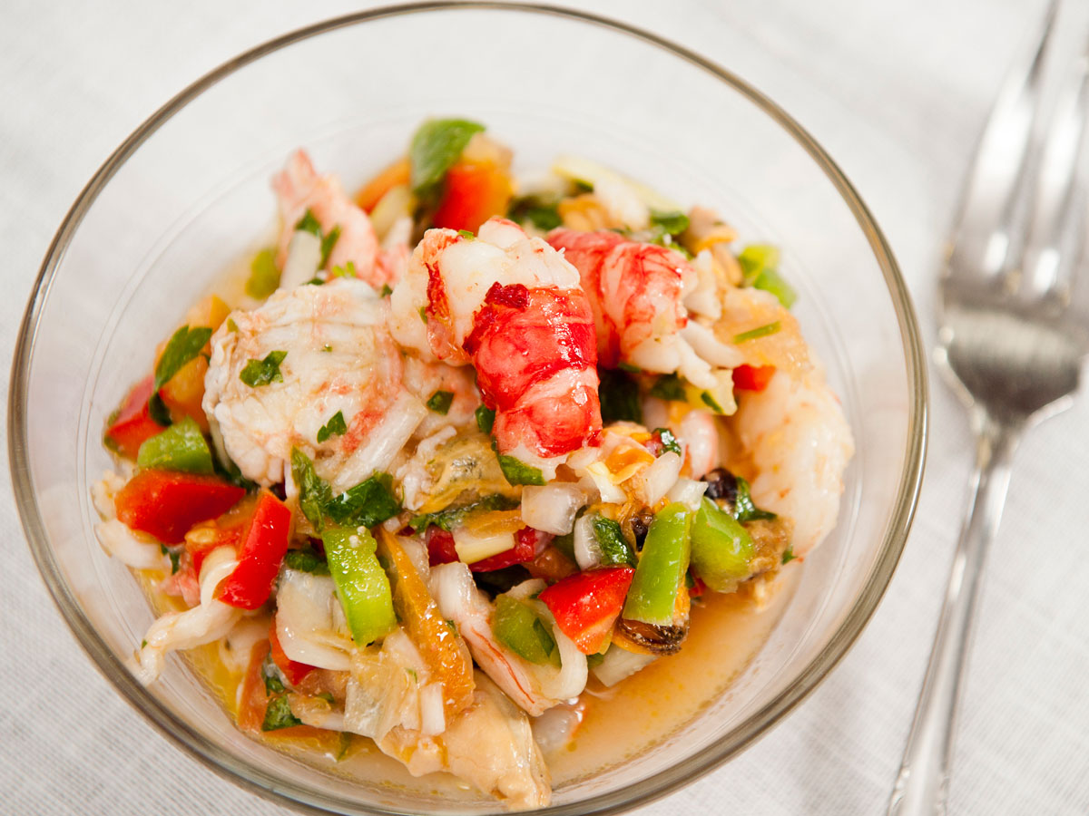 salpicón de mariscos